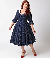 Image result for Plus Size Vintage Dress Patterns