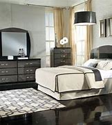 Image result for Gray Bedroom with Black Furniture