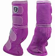 Image result for Shoofly Leggins Horse Fly Boots, 4 Count, Blue, Pony/Donkey
