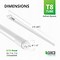Image result for LED T8 4ft Ballast Bypass Replacement Tubes, 15 Watt 4000K Cool White - 2100 Lumens - One Sided Direct Wire.