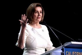 Image result for Nancy Pelosi Blue Dress Younger