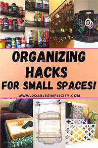 Image result for Organization Hacks with Limited Space