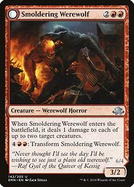 Image result for Magic The Gathering Werewolf Cards