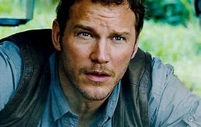 Image result for Chris Pratt in Character in Jurassic World