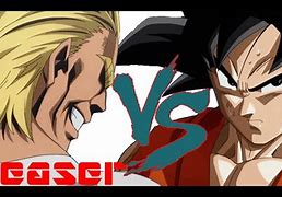 Image result for Goku vs All Might