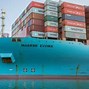 Image result for Loaded Container Ship