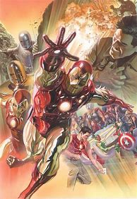 Image result for Alex Ross S. America vs Iron Man