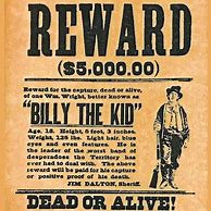 Image result for Old West Reward Posters