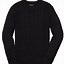 Image result for Black Ribbed Sweater for Men