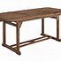 Image result for outdoor dining table wood