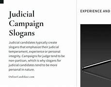 Image result for Judge Slogans