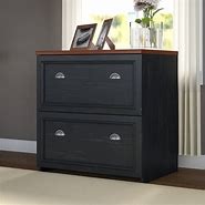 Image result for Black Wood File Cabinet