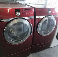 Image result for Washer Dryer Red Samsung Home Depot