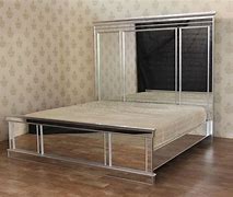 Image result for Tufted Bed Mirrored