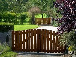 Image result for Gate Designs Wood Fence for Yard