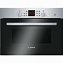 Image result for Bosch Serie 6 White LCD Display Steam Microwave Ovens