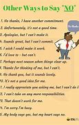 Image result for 101 Ways to Say No