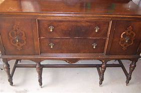 Image result for Antique Sideboard Buffet Table