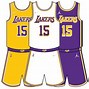 Image result for Los Angeles Lakers Jersey History
