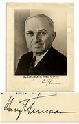 Image result for Harry Truman House Painting Autograph