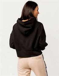 Image result for Cropped Sweatshirt Black Adidas