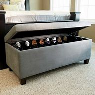 Image result for Shoe Storage Ottoman Bench
