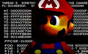 Image result for Super Mario 64 Scary Game Over