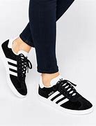 Image result for black adidas suede shoes