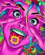 Image result for Trippy Drugs Psychedelic Girl