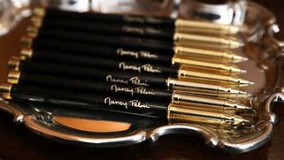 Image result for Nancy Pelosi Signature Pens