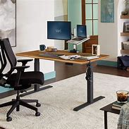Image result for electric standing desk accessories