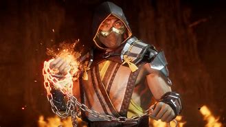 Image result for Scorpion Mortal Kombat 11 Unmasked
