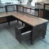 Image result for Custom L-shaped Desk