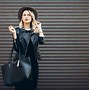 Image result for leather jackets on hangers
