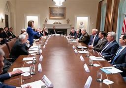 Image result for Pelosi Trump Wall Meeting