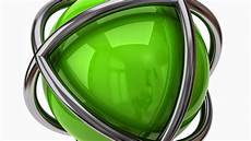 Green Ball 3d Abstract Wallpaper photo for logo Read Banking