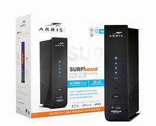 Image result for Arris Surfboard 16X4 Cable Modem / Ac1600 Dual-Band Wifi Router. Approved For Xfinity Comcast, Cox, Charter And Most Other Cable Internet Providers For Plans Up To 300 Mbps., Black