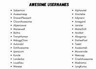 Image result for Username Examples for Carlos