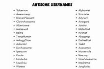 Image result for Create Username Ideas