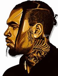 Image result for Chris Brown Portrait Coloring Pages