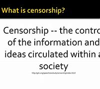Image result for Censorship Definition