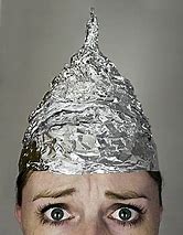 Image result for Woman with Tin Foil Hat