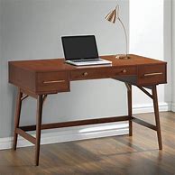 Image result for Mid Century Office Desk Walnut