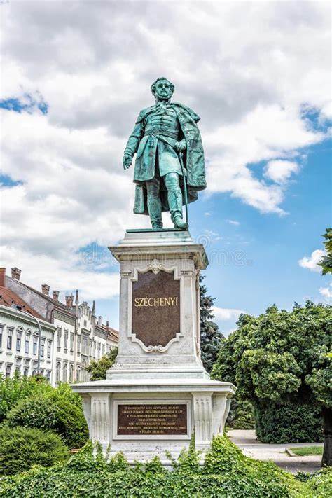 Statue Von Istvan Szechenyi In Sopron Stockbild - Bild von ...