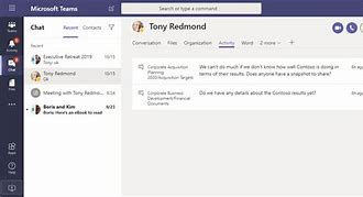 Image result for Microsoft Teams Activity