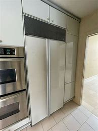 Image result for White Refrigerator Counter Size Bottom Freezer