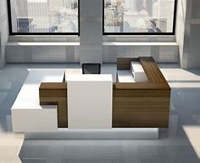 Image result for Modern Receptionist Desk