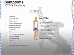 Image result for XYY Syndrome Salient Characteristics Illustration