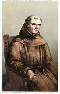 Image result for Images of Spanish Friar Junipero Serra