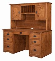 Image result for Solid Wood Personal Computer Desk